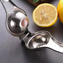 Stainless Steel Lemon Squeezer - Durable And Efficient Handheld Tool Designed For Easy Juice Extraction From Lemons And Other Citrus Fruits