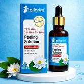 Pilgrim 25% AHA, 2% BHA, 5% PHA Peeling Solution – Advanced Skin Exfoliating Serum, 30ml