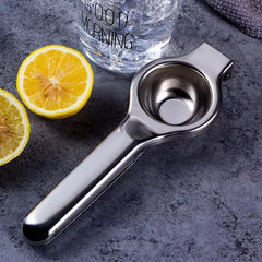 Stainless Steel Lemon Squeezer - Durable And Efficient Handheld Tool Designed For Easy Juice Extraction From Lemons And Other Citrus Fruits
