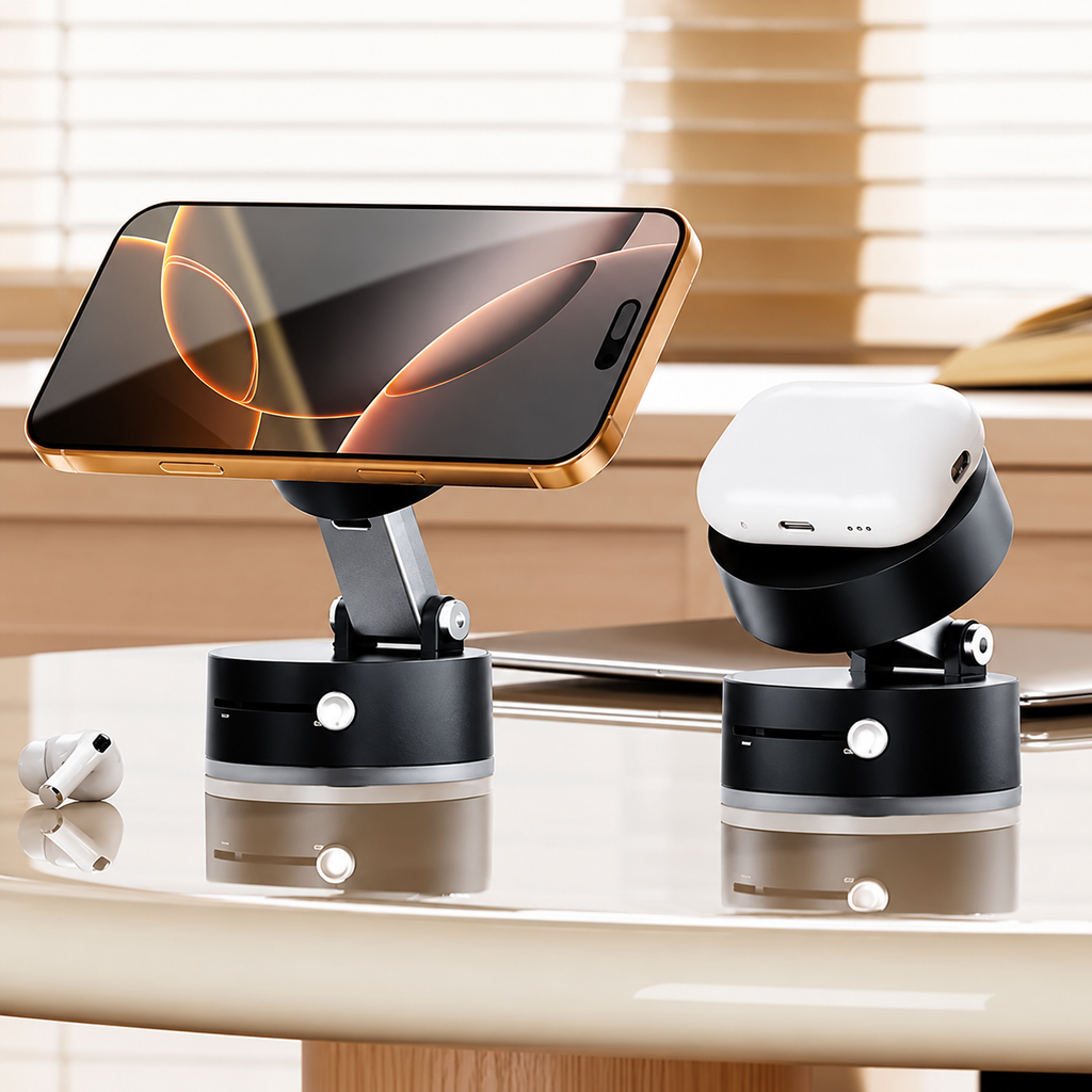 Vacuum Double-sided Magnetic Phone Holder