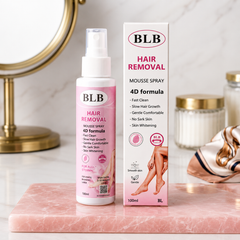 BLB Hair Removal Mousse Spray – 4D Formula for Fast & Gentle Hair Removal (100ml)
